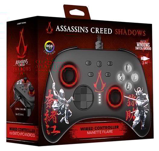 Manette Assassin Creed Shadow Manette Filaire PC SWITCH - vue 4