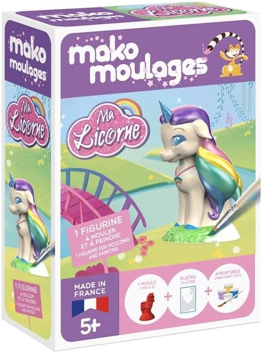 Ma licorne arc en ciel - Mako Moulages