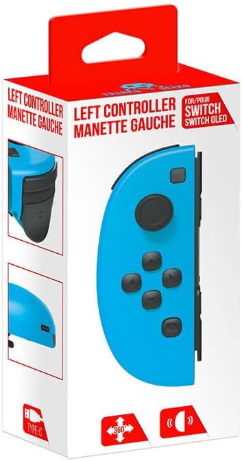Manette Joycon gauche Freaks and Geeks - Nintendo Switch / Switch OLED - Bleu