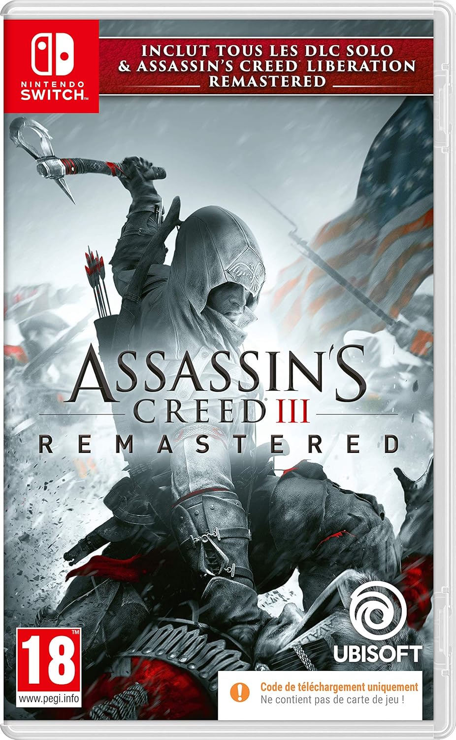 Assassin' creed 3 + assassin' creed liberation remaster switch code in box - vue 4