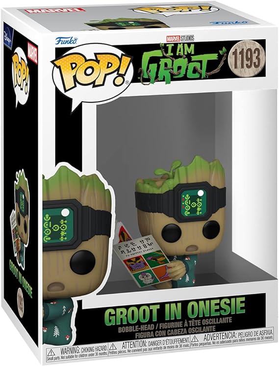 Figurine Funko POP - Groot en grenouillère - Les Gardiens de la Galaxie n°1193