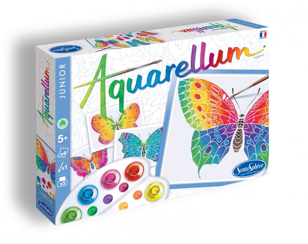 Coffret Aquarellum junior - papillons