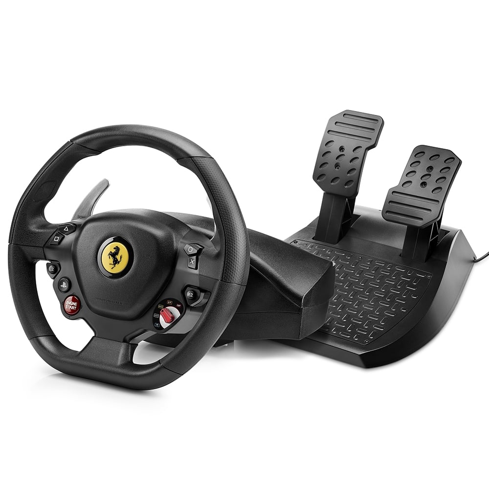 THRUSTMASTER Volant T80 FERRARI 488 GTB Edition PS4 / PC / Fonctionne avec les jeux PS5* - vue 4