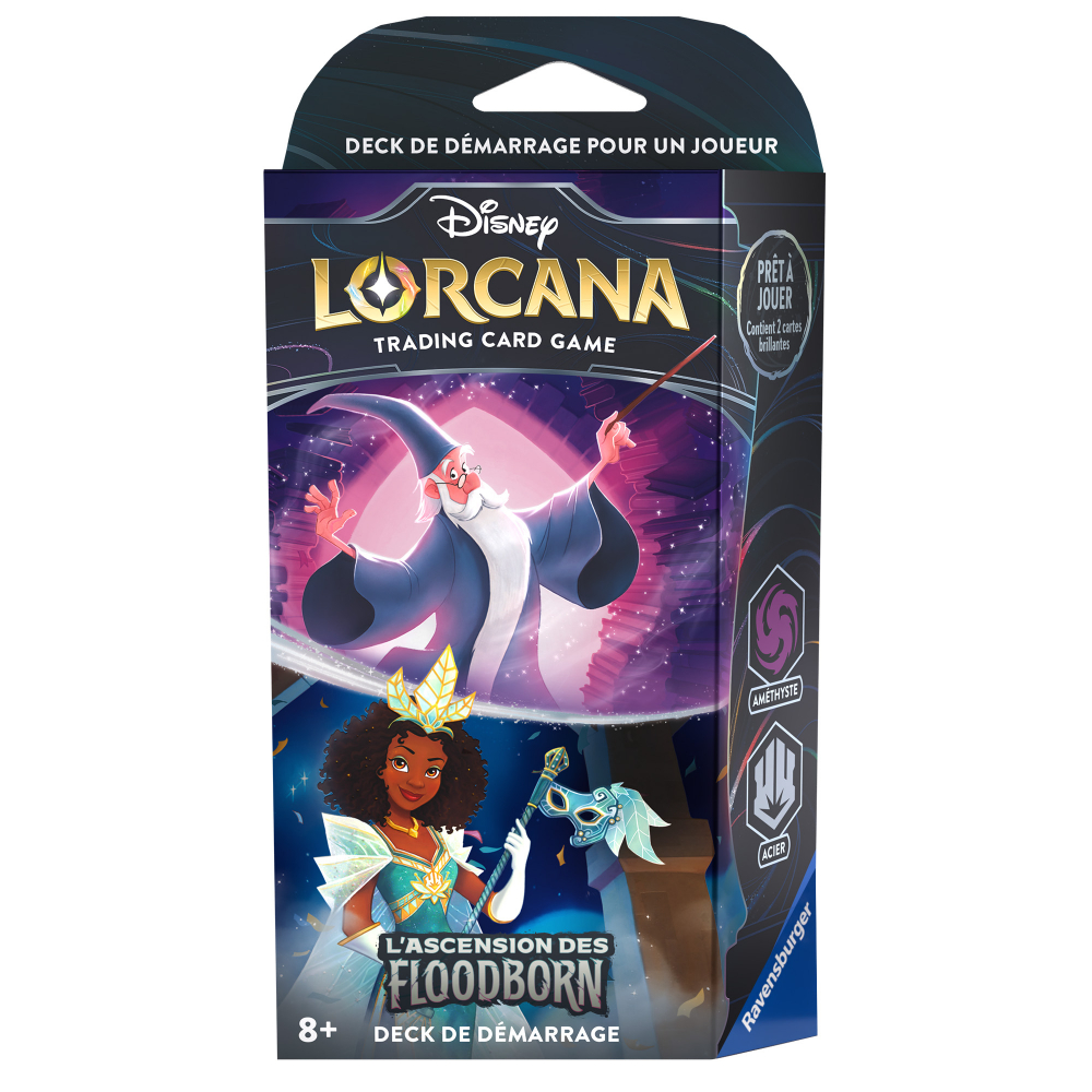 Deck de démarrage Disney - Lorcana -  L'Ascension des Floodborn : Merlin/Tiana