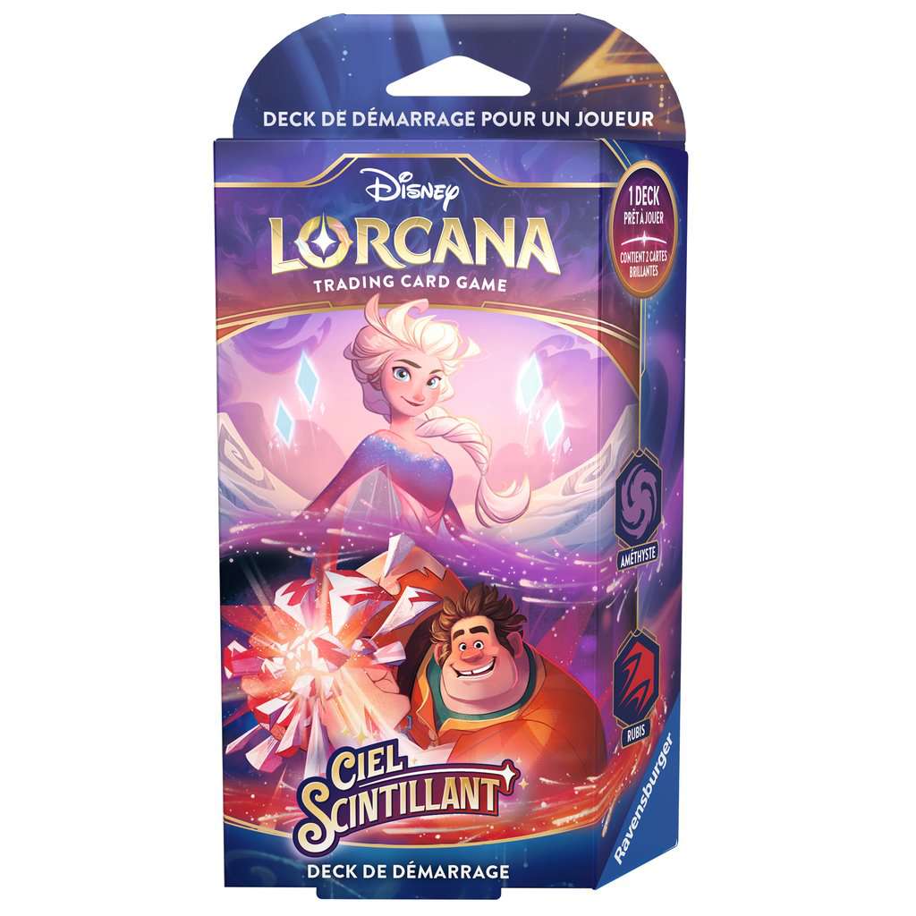 Deck de démarrage Disney Lorcana : Ciel Scintillant - Starter B - Ravensburger