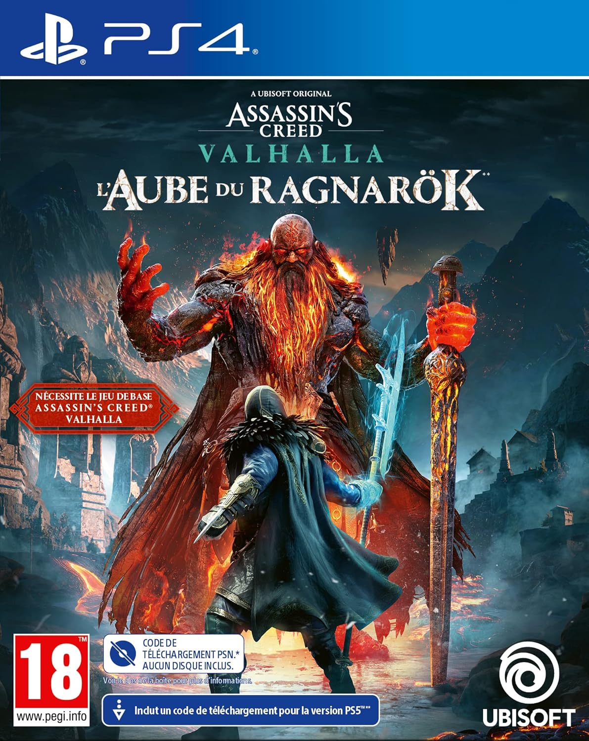 Assassin's Creed Valhalla extension : L'Aube du Ragnarök (Code in a Box) - Standard Edition
