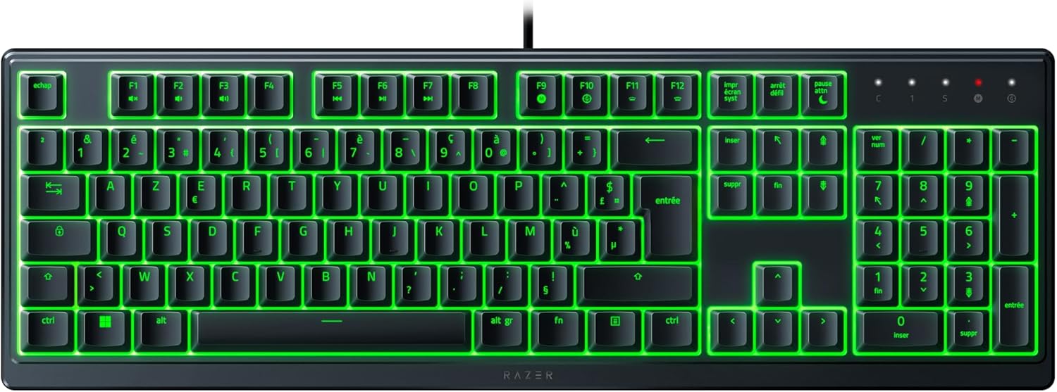 Clavier filaire à membrane RGB Razer - Ornata V3 X