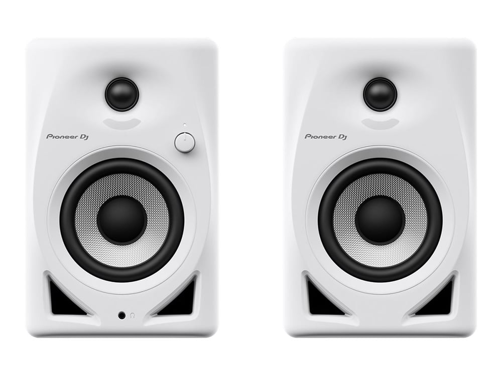 Pack enceinte de monitoring Pioneer - DJ DM-40D-W - Bass Reflex - blanc - 2 pièces