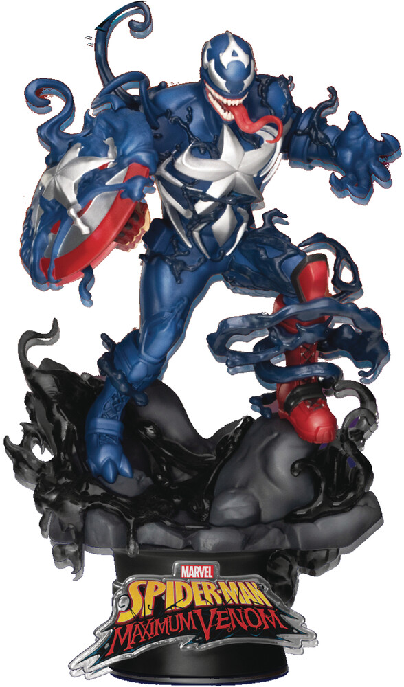 Figurine Diorama - Venom / Captain America