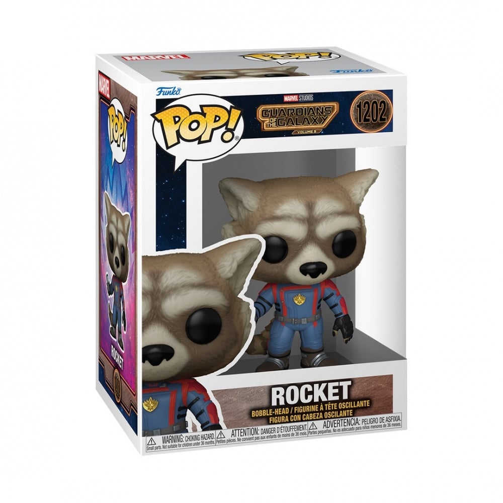 Figurine - Funko POP! - Les Gardiens de la Galaxie 3 - Rocket n°1202