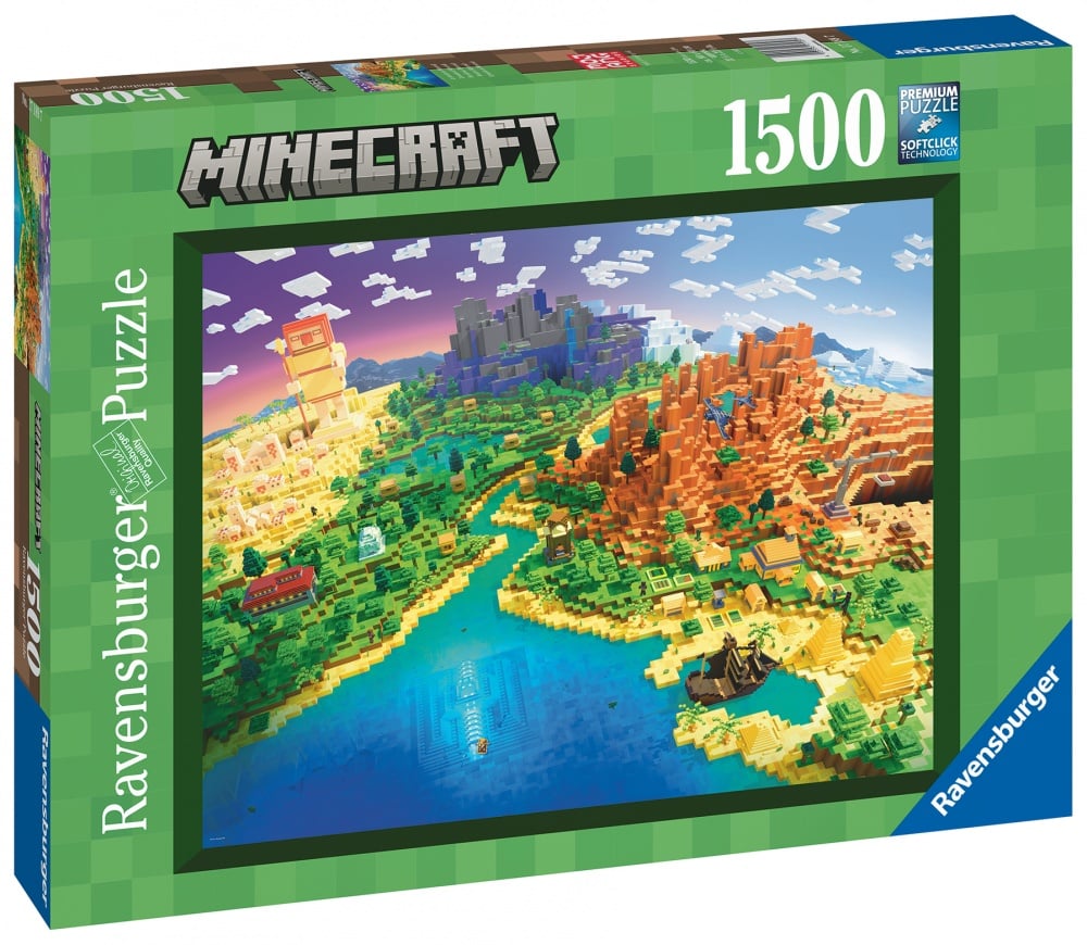 Puzzle 1500 p - Le monde de Minecraft