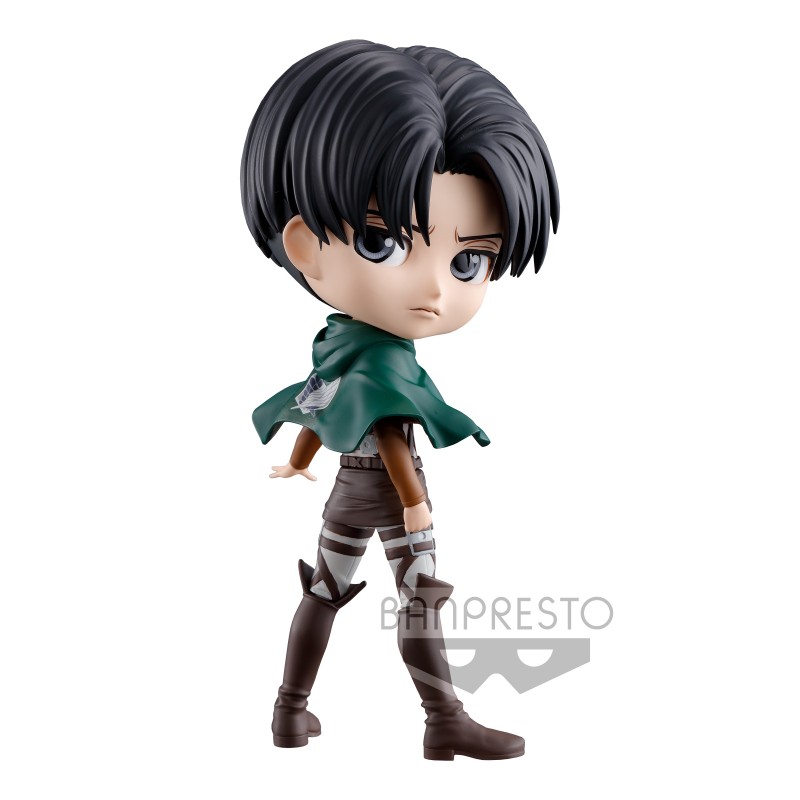 Figurine - Q Posket - L'Attaque des Titans - Levi version A - 14 cm