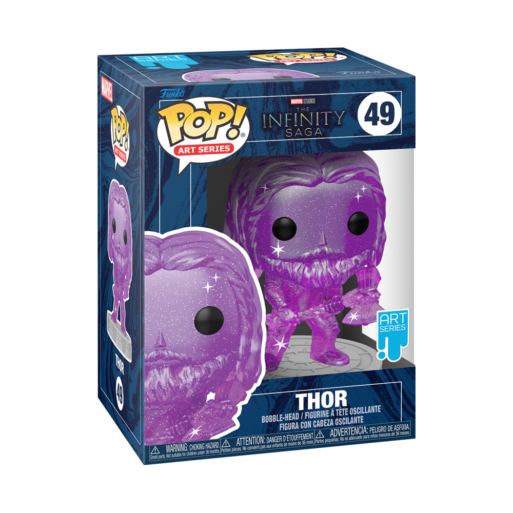 Figurine - Funko Pop! n°49 - Marvel Infinity Saga - Thor (Figurine à tête oscillante)