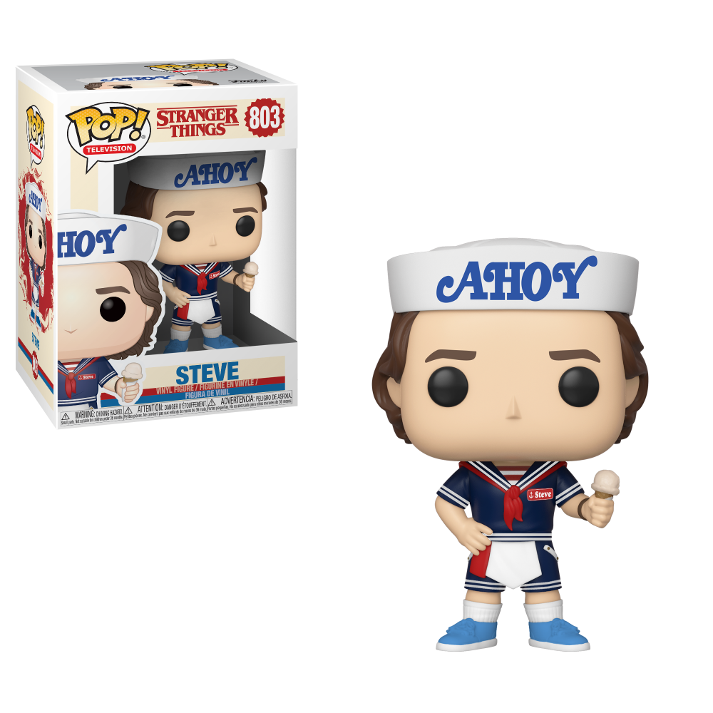 Figurine Funko POP - Stranger Things - Steve avec chapeau n°803