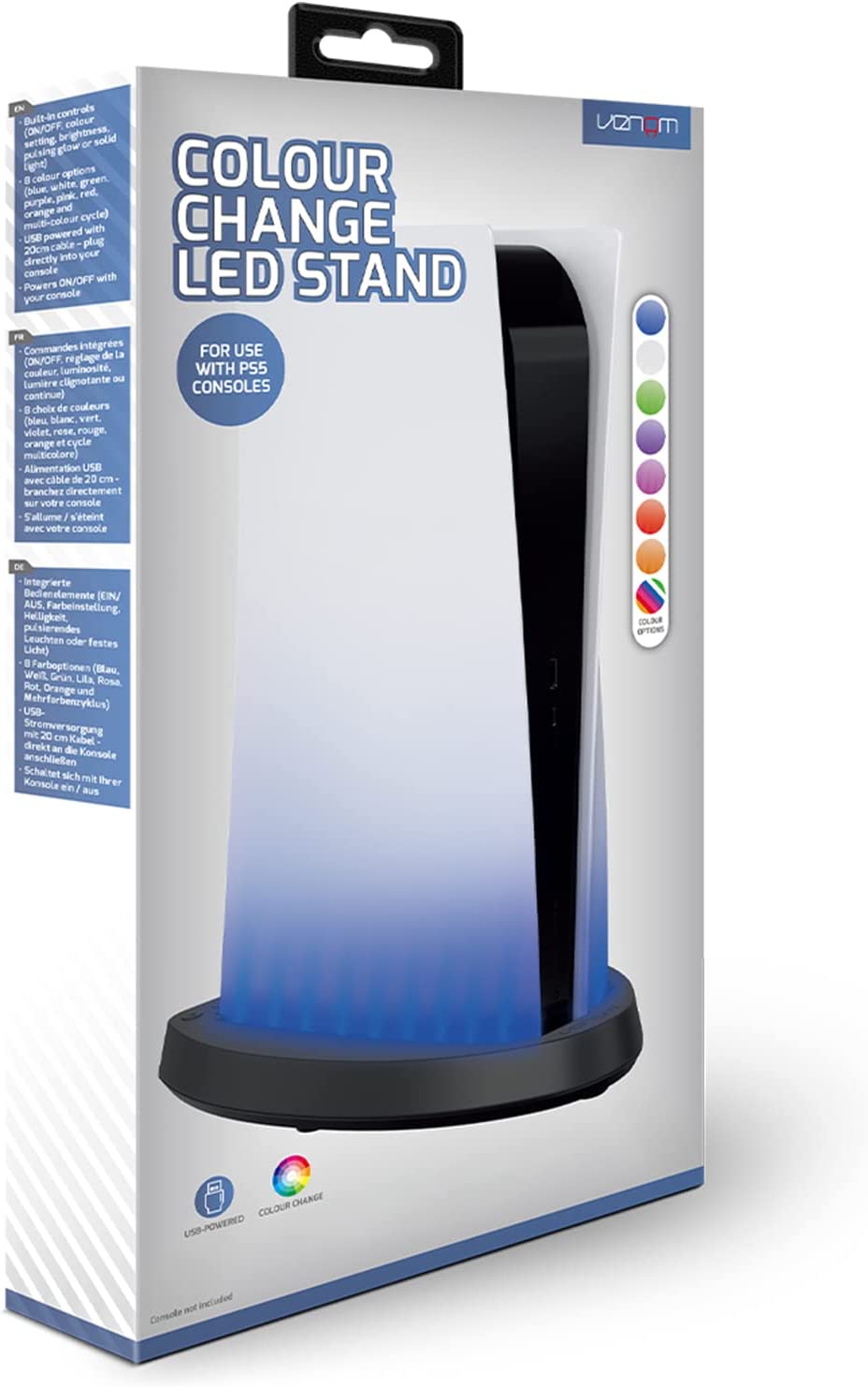 Support Console Venom Colour change LED pour PS5 - vue 10