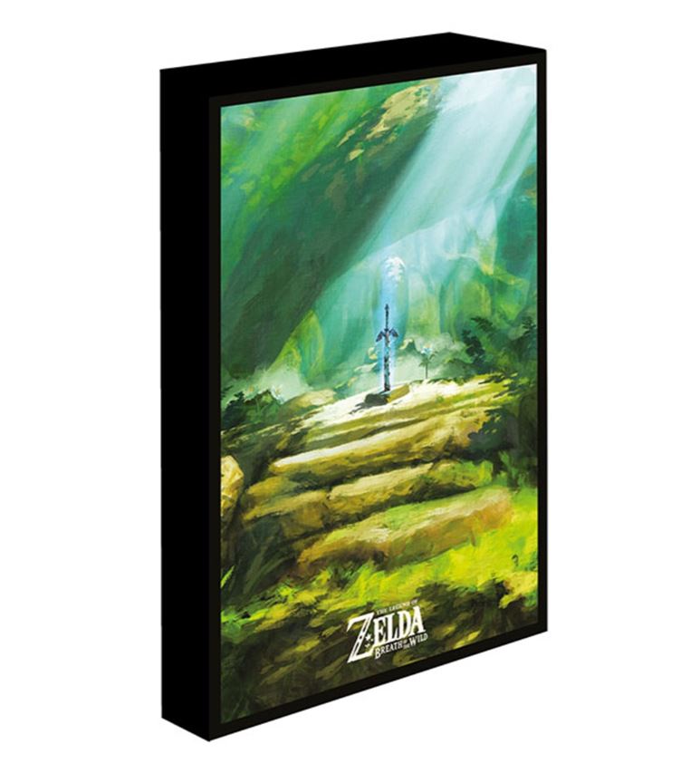 Cadre rétroéclairé WTT - Zelda Master Sword - 30 x 40 cm