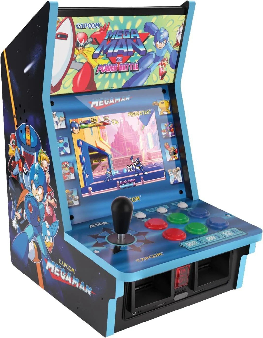 Console Rétrogaming JUST FOR GAMES Evercade Alpha Mega Man Bartop Arcade - vue 5
