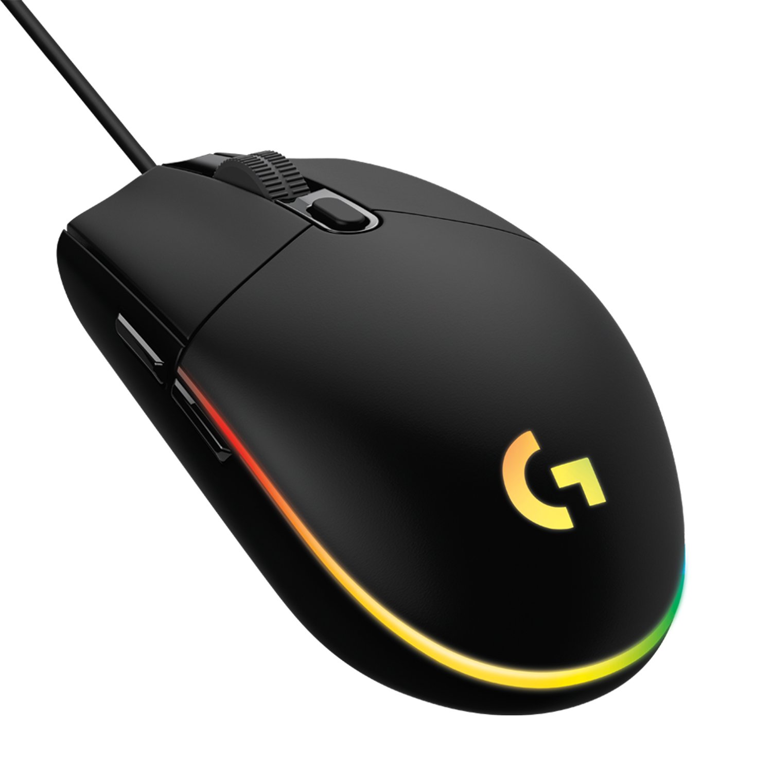 Logitech Gaming Mouse G203 LIGHTSYNC - Souris - optique - 6 boutons - filaire - USB - noir