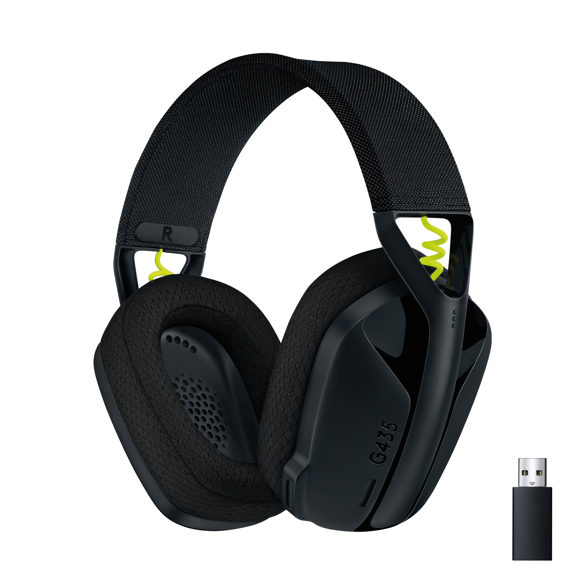 Micro-casque sans fil G435Logitech Lightspeed - noir - Certifié Discord