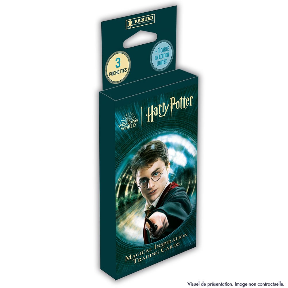 Blister Harry Potter + carte édit limitée - Panini - 4 pièces