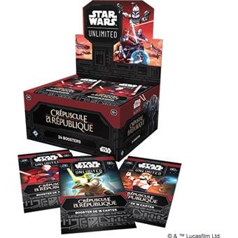Star Wars Unlimited Crépuscule de la République Booster - vue 3