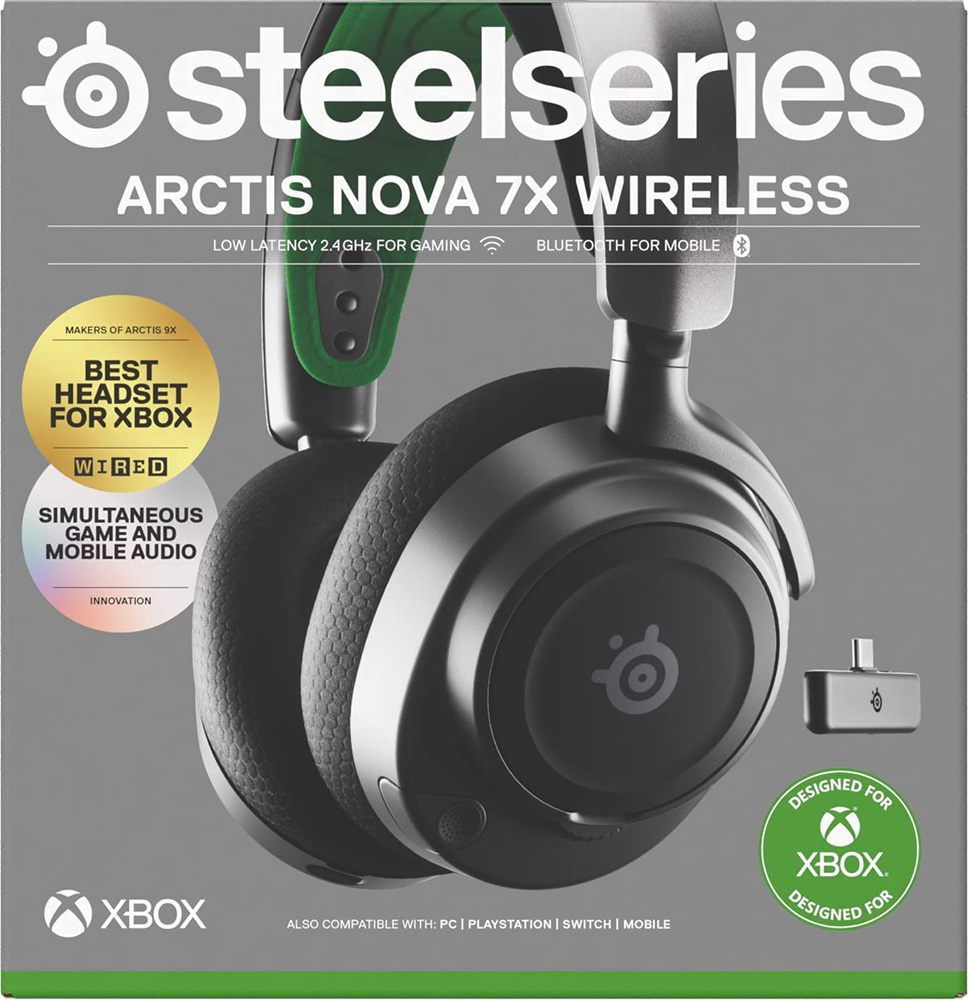 Casque Gamer SteelSeries Arctis Nova 7X – Sans Fil, Autonomie 38 h, Multiplateforme - vue 6