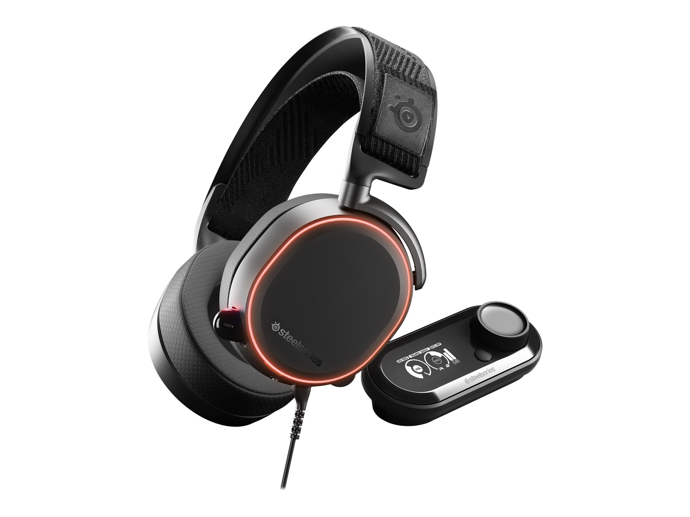 SteelSeries Arctis Pro Micro casque circum aural filaire USB jack 3 5mm avec GameDAC - vue 2