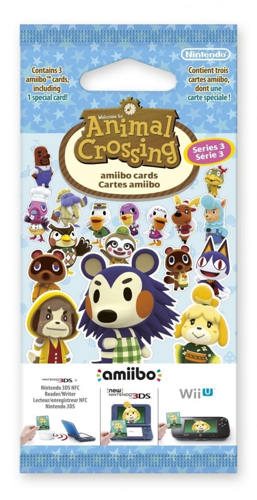 Animal Crossing : Happy Home Designer - 3 Cards Pack Vol.3