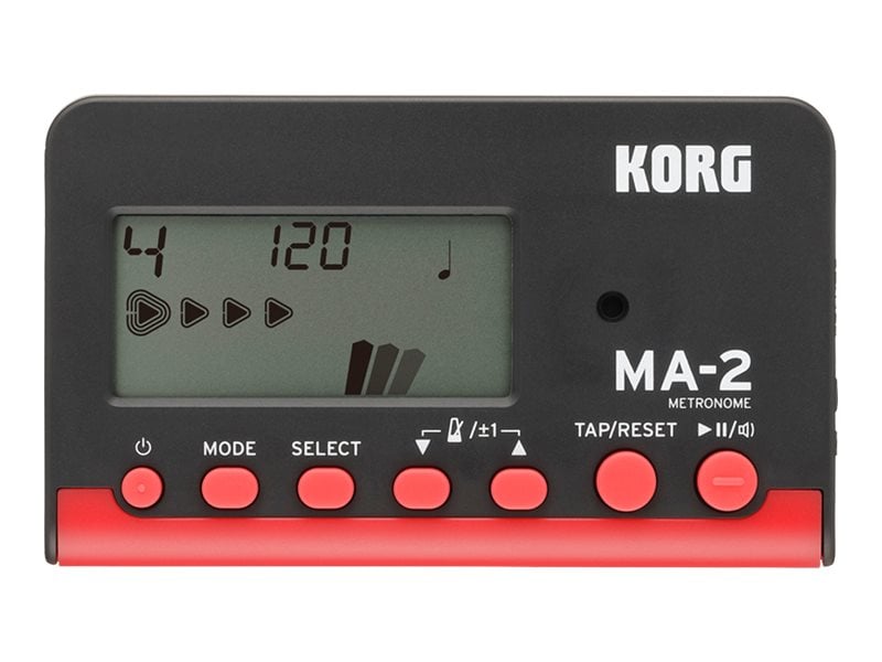 Korg MA-2BKRD - Métronome électronique noir