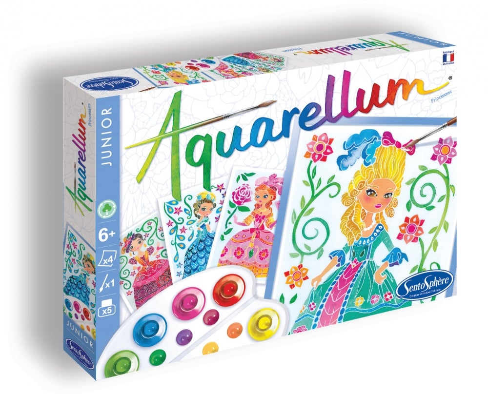 Coffret Aquarellum junior - les princesses