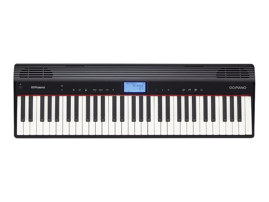 Roland GO:PIANO - Piano numérique - Bluetooth - 61 touches - sensible à la vitesse - 128 notes polyphonie