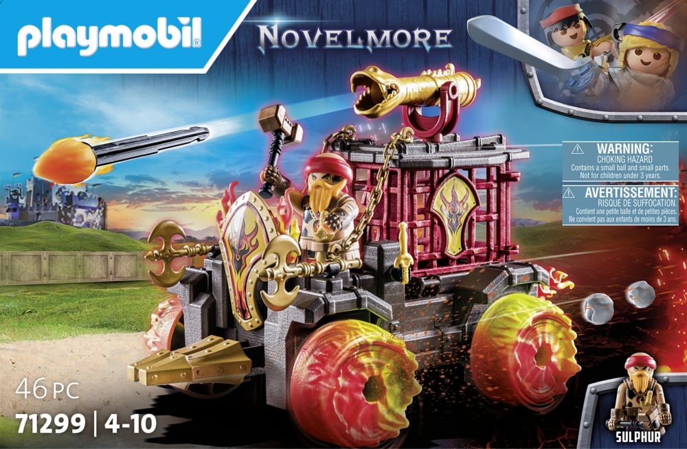 Playmobil® - Chariot de combat enflammé des burnhamraiders - 71299 ...