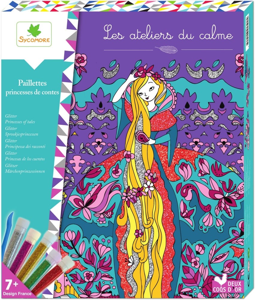 Lovely box - Les Ateliers du calme - Paillettes - Princesses de contes