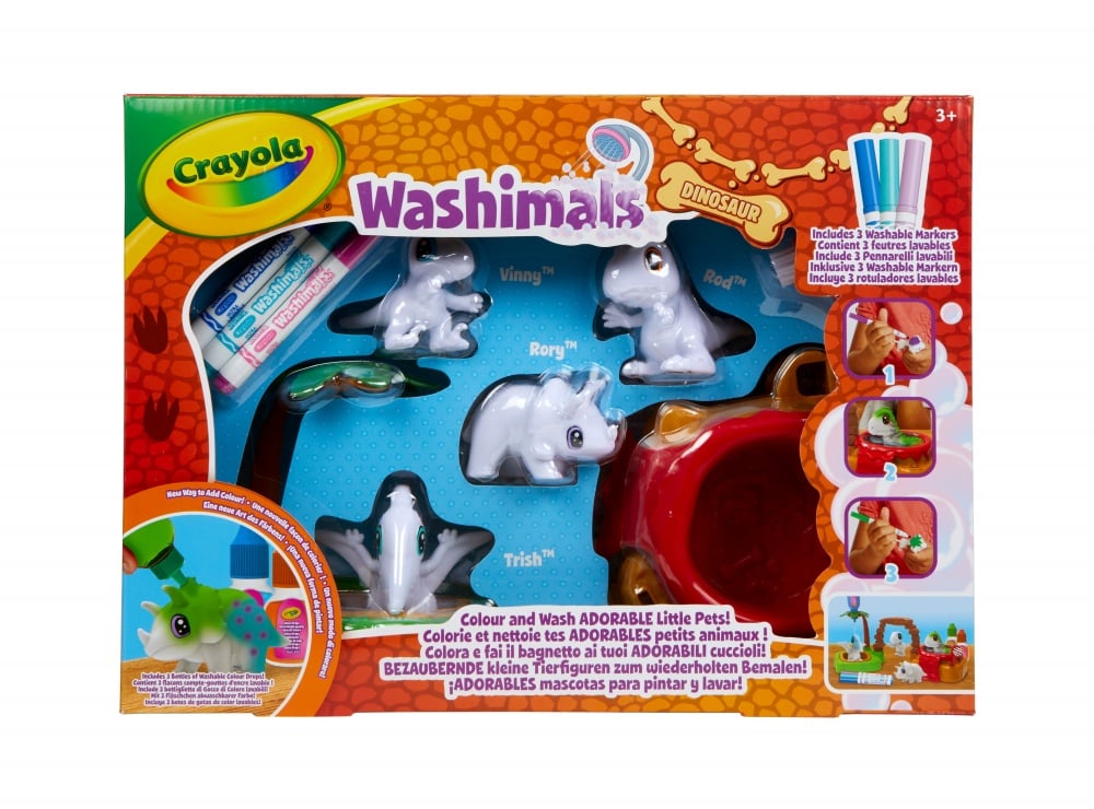 Mes animaux à colorier Washimals dinosaures - Crayola