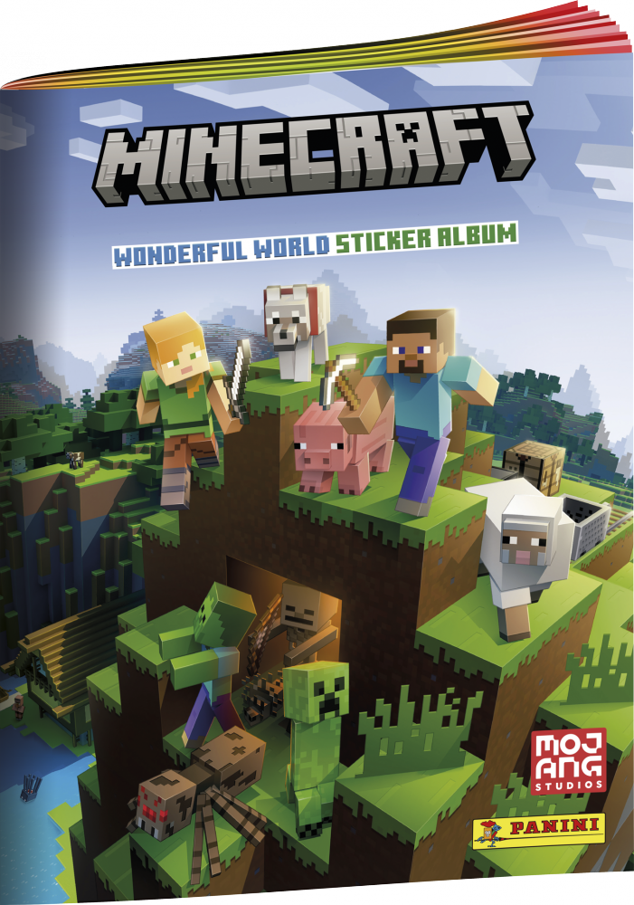 Panini Minecraft -  2 Albums pour collectionner tes paninis