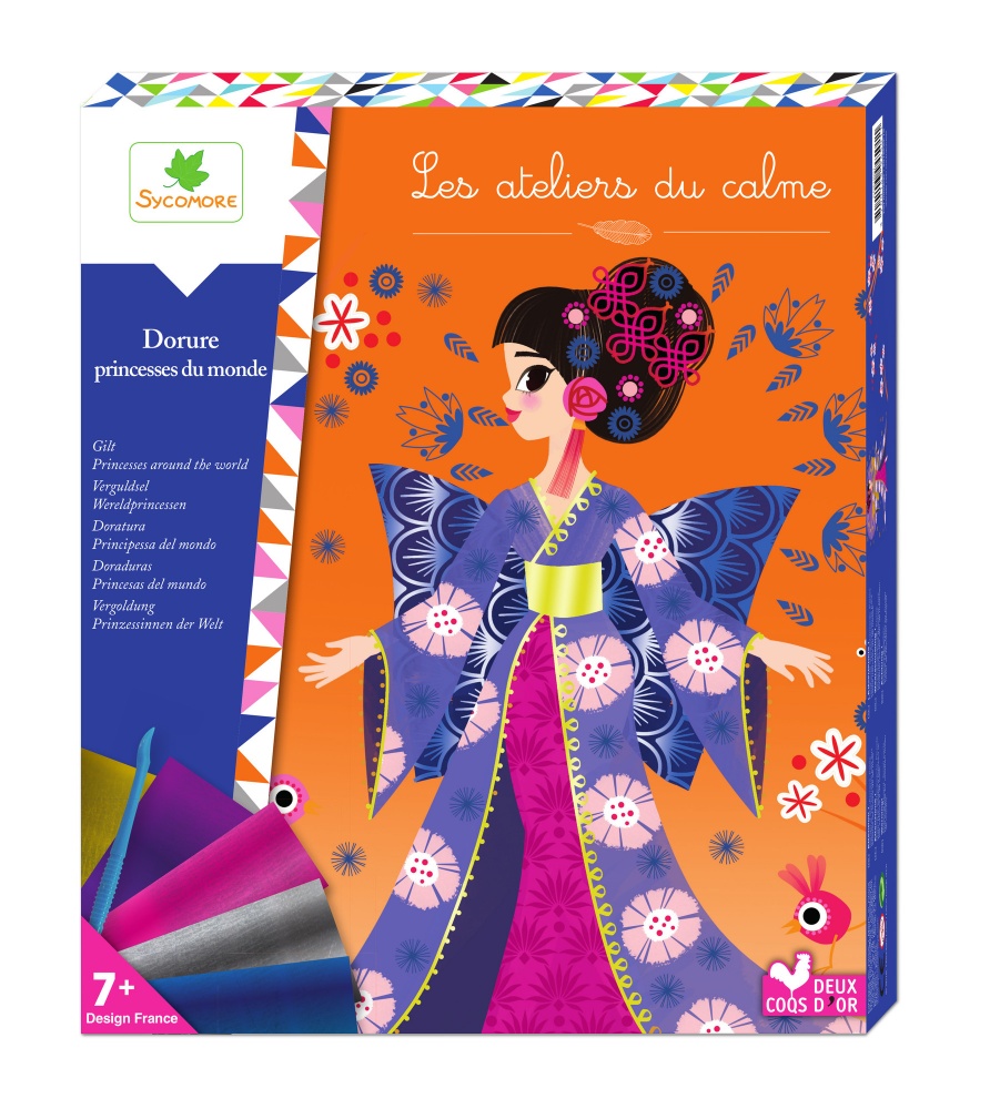 LOVELY BOX Les Ateliers du calme DORURE Princesses du monde