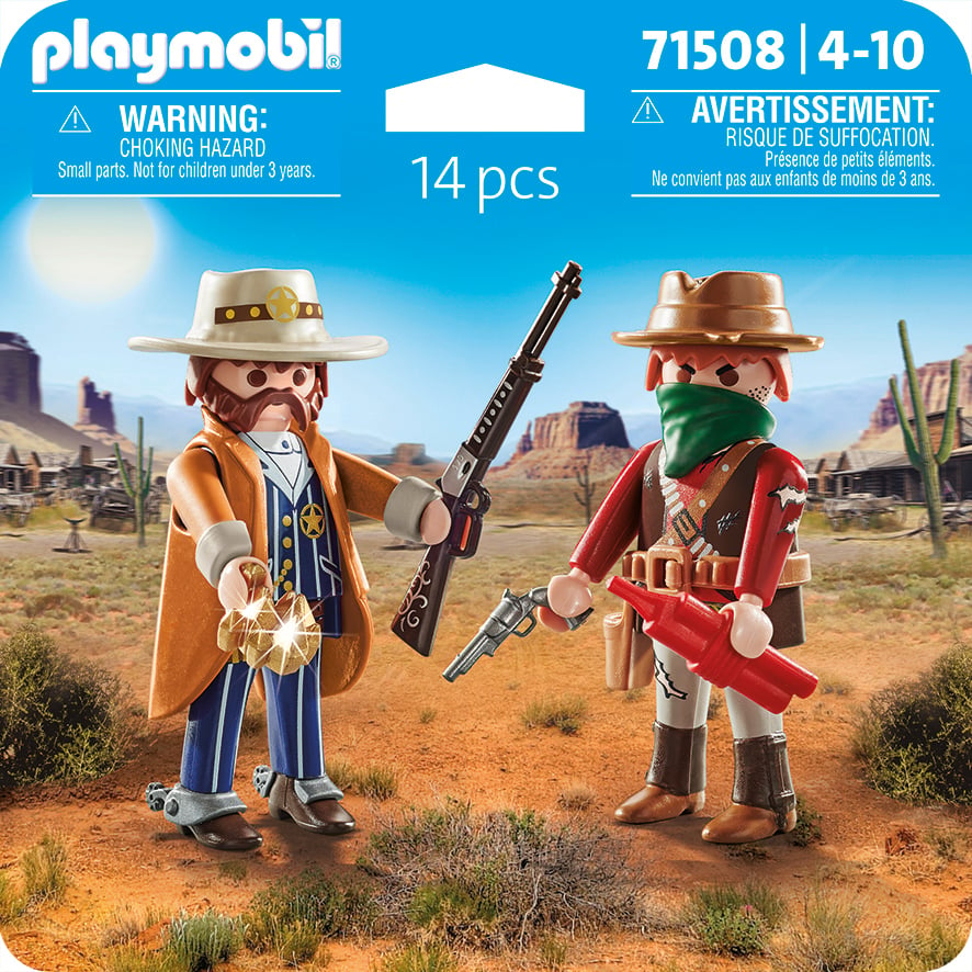 Playmobil® - Shérif et bandit - 71508 - Le western