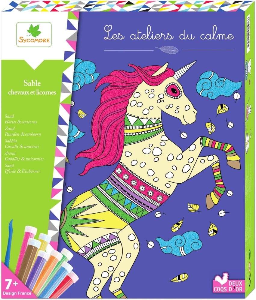 Lovely box - Les Ateliers du calme - Sable - Chevaux et licornes