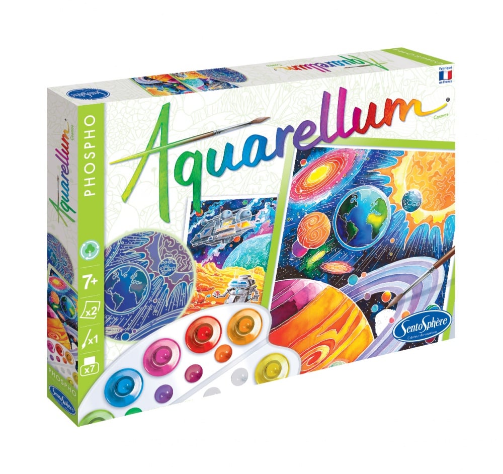 Coffret Aquarellum phosphorescent Sentosphère - Cosmos