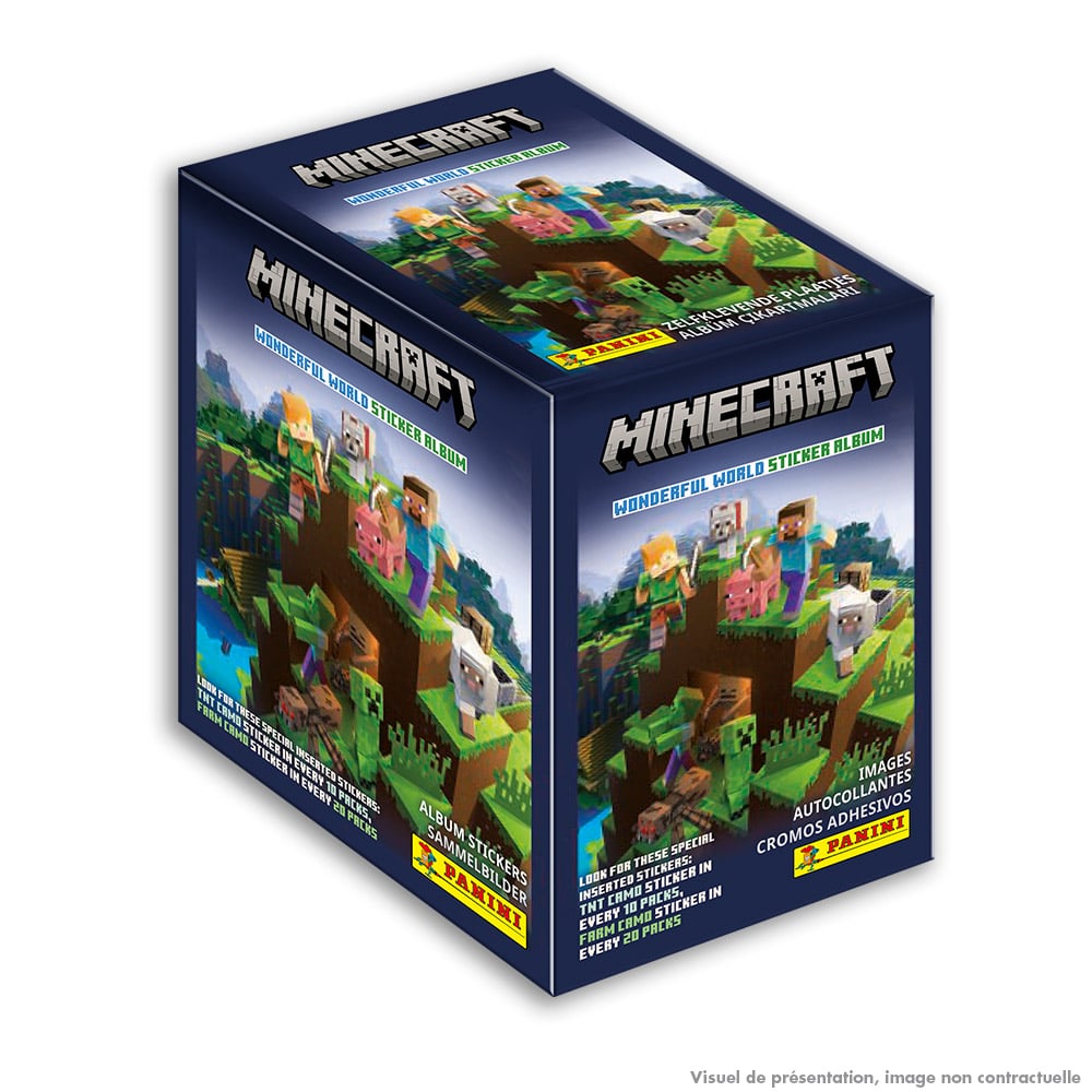 Minecraft  - Boite de 36 Pochettes - PANINI