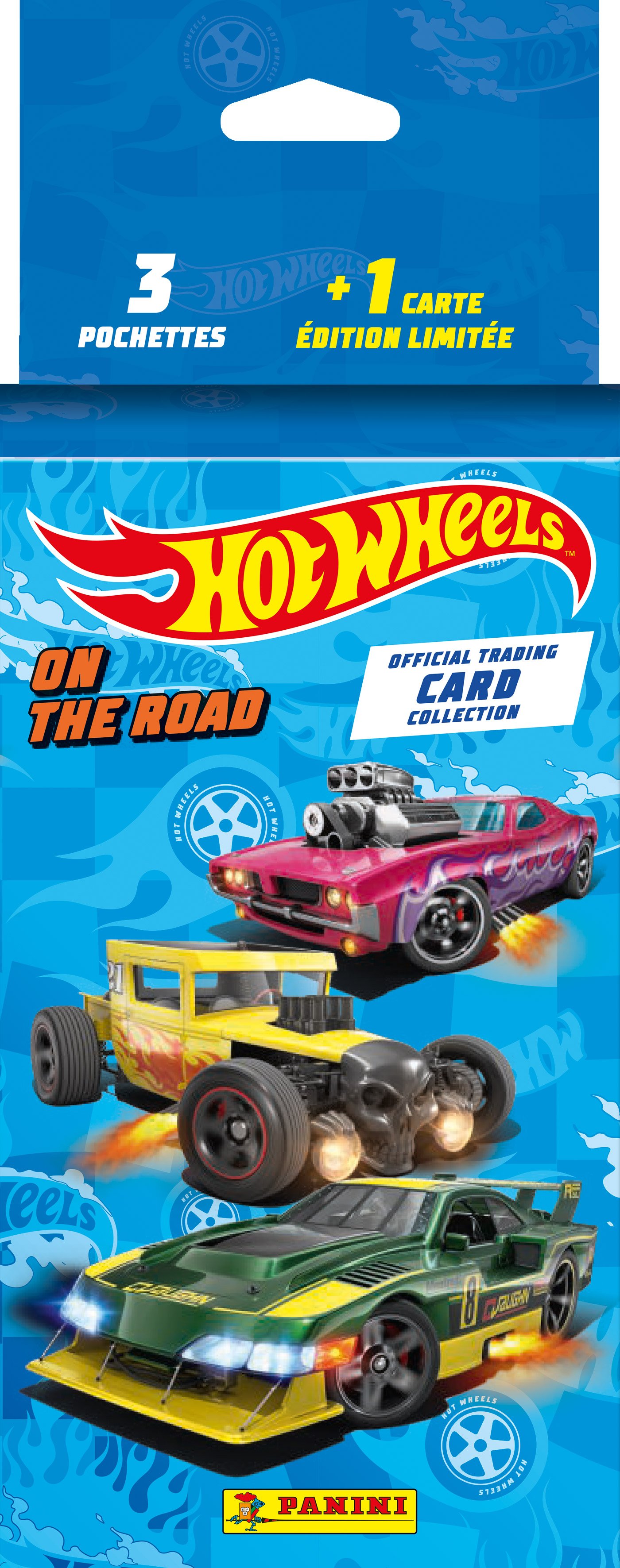 Cartes à collectionner Panini Hot Wheels TC Blister 3 pochettes et 1 carte Edition limitée - vue 9