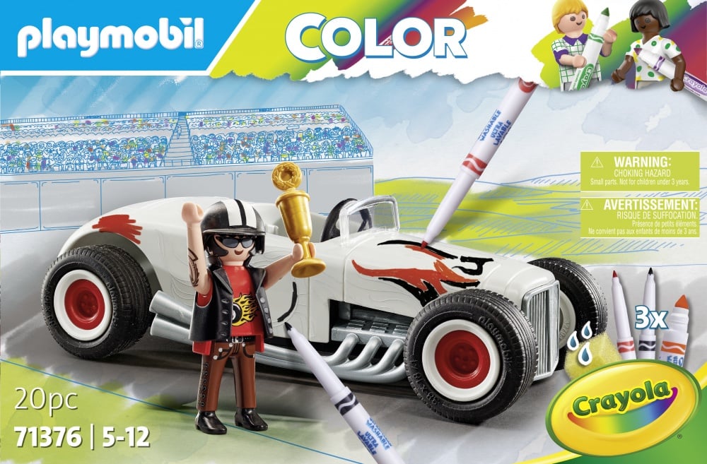 Playmobil® - Voiture de course - 71376 - PLAYMOBIL Color