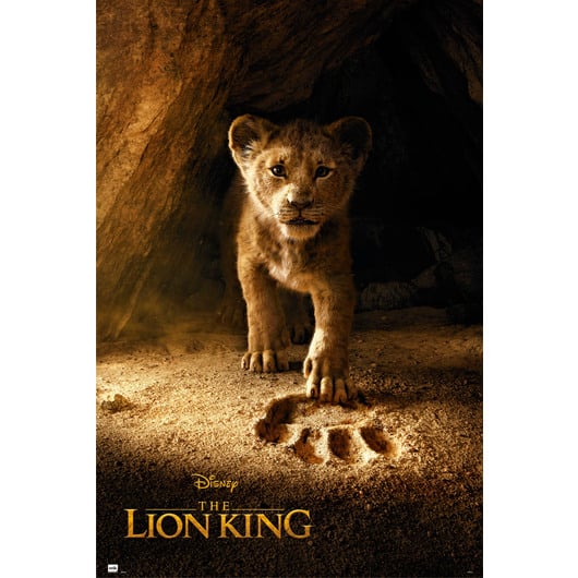 Poster Disney El Rey Leon Simba Real