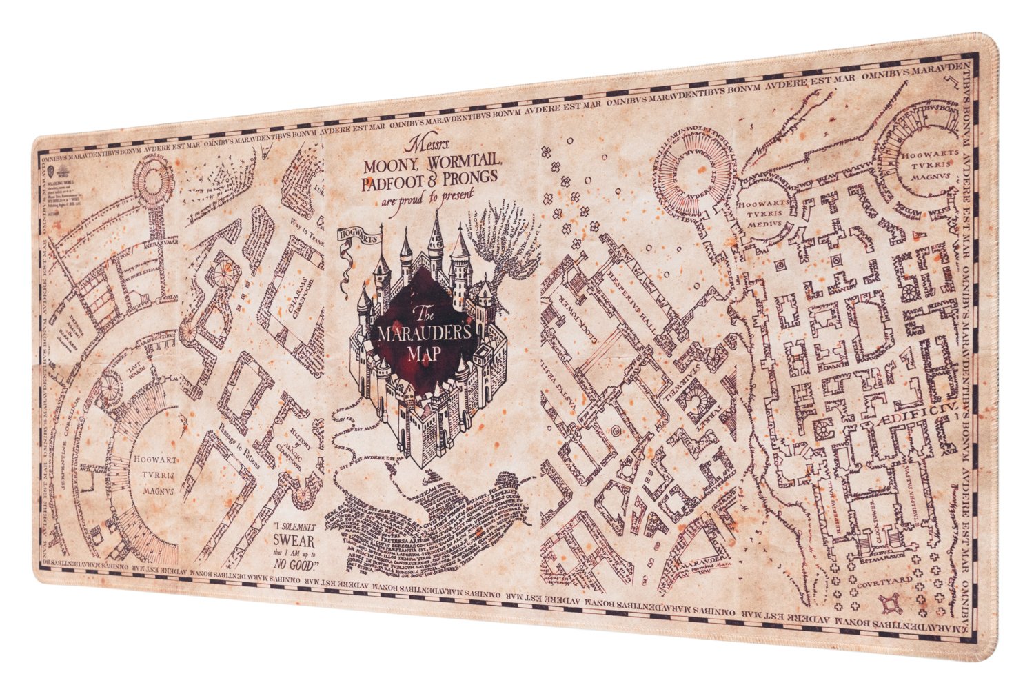 Tapis de Harry Potter Marauder' Map 80x35 cm Bords renforcés Antidérapant - vue 2