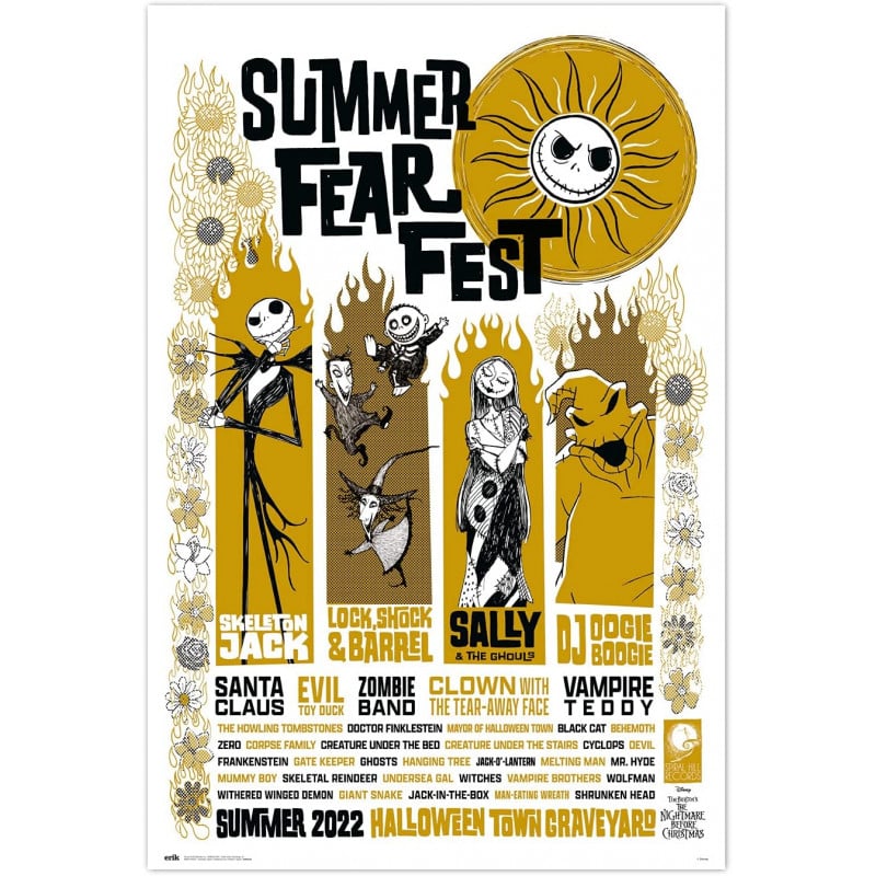 Poster Disney - Summer fear fest