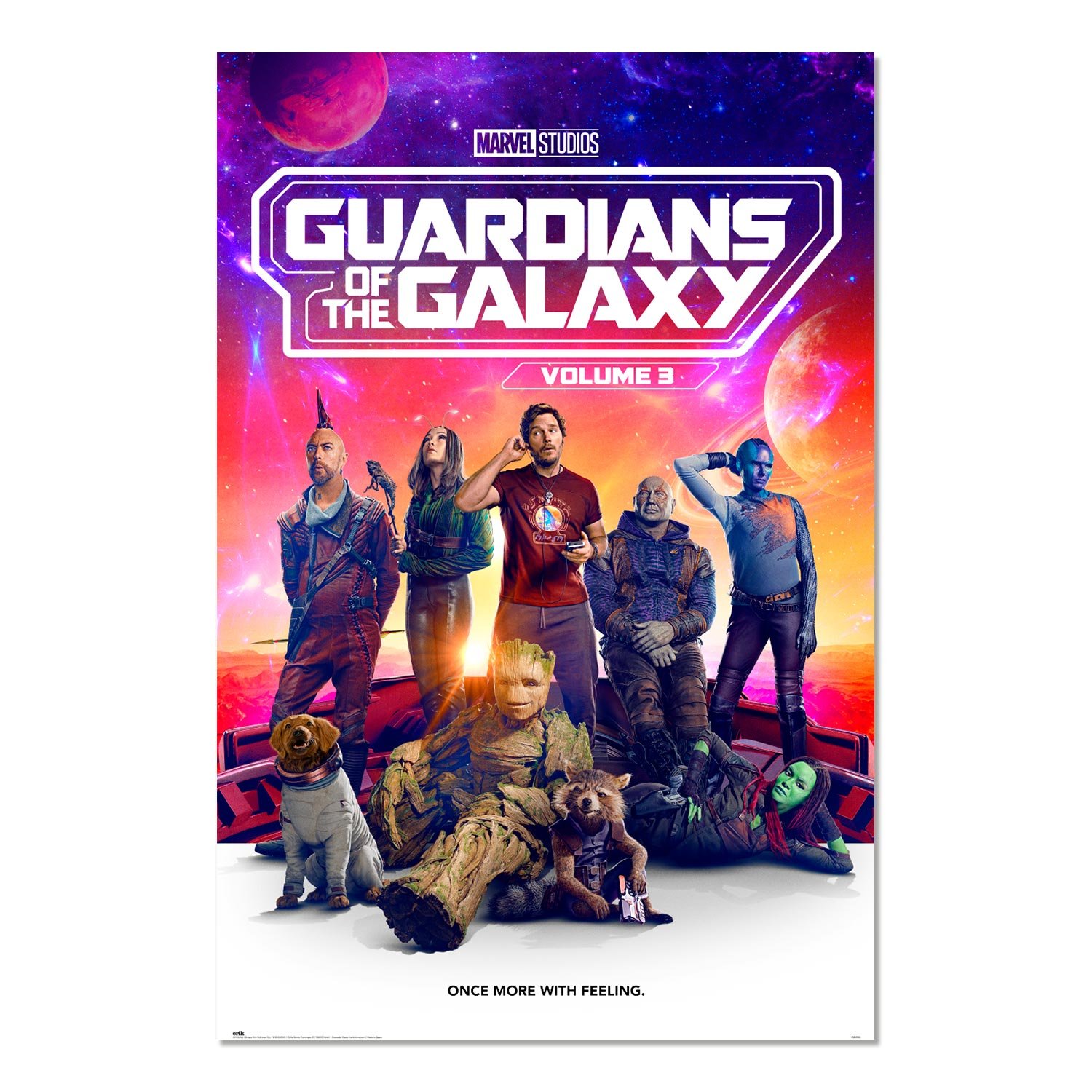 Poster - Marvel - Gardiens de la galaxie vol. 3 - Once more with feeling