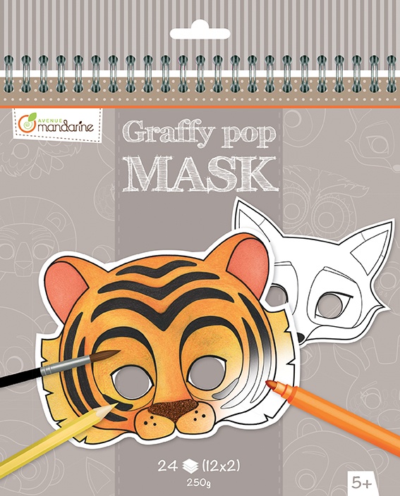 Graffy Pop Mask - Animaux - Avenue Mandarine