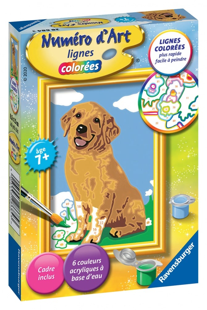 RAVENSBURGER - Numéro d'art - Joli petit chiot