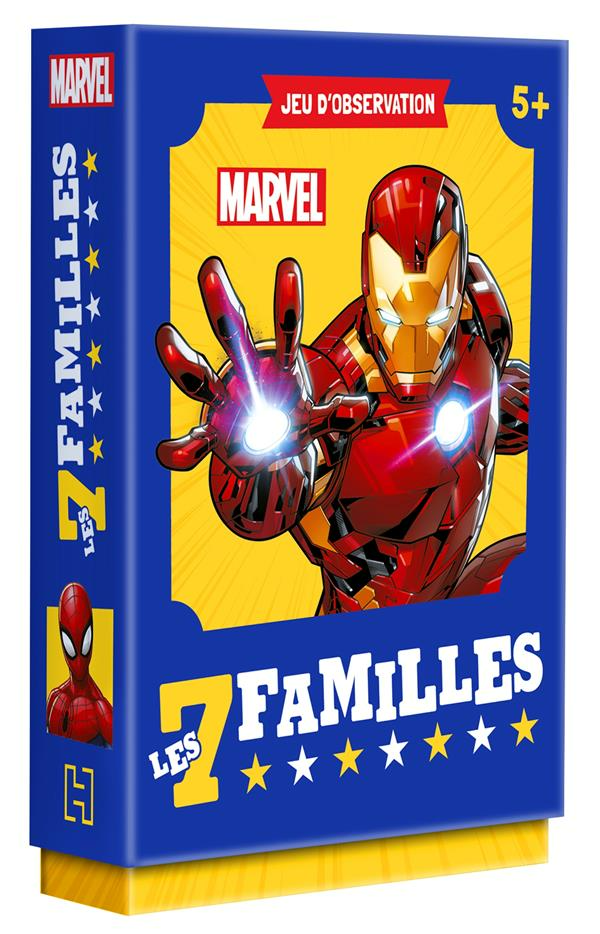 Marvel - jeux de cartes - 7 familles