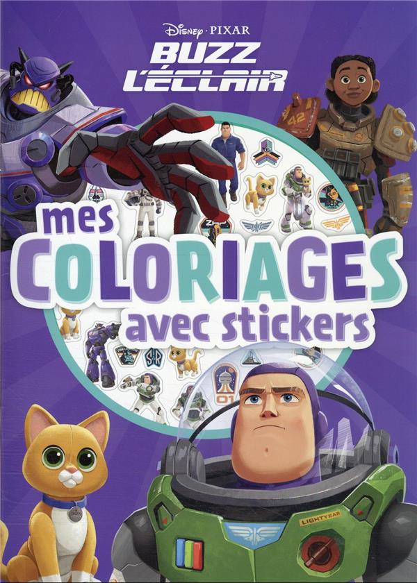 Buzz l'eclair [film] - mes coloriages avec stickers - disney pixar